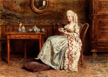 George Goodwin Kilburne : Taking Tea